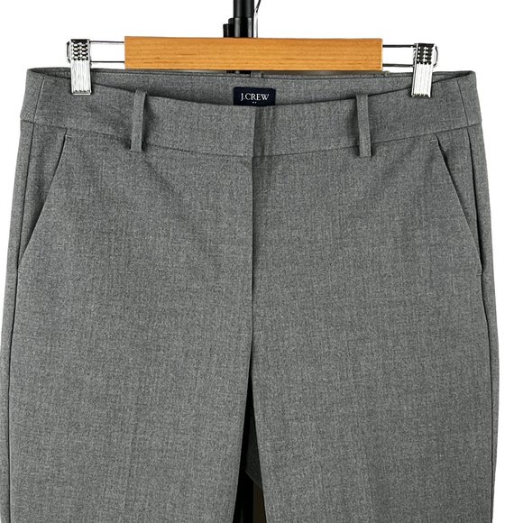 Like new! J. Crew Ruby Straight leg Pant in Gray Size 8 - Picture 8 of 13